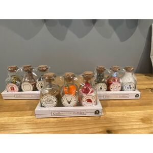 Target mini Christmas, collectible, bottles, reindeer food coal carrots